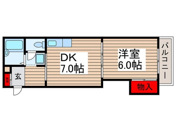 シテ・ラピーヌ南行徳の物件間取画像